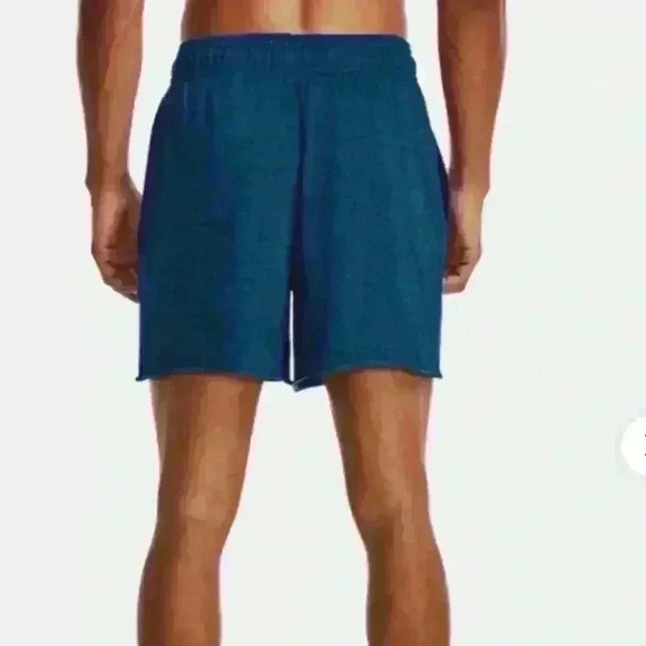 Under Armour Rival Terry 6 inch Inseam Loose Fit Blue Men’s Short. Size XL NWT - Picture 2 of 15